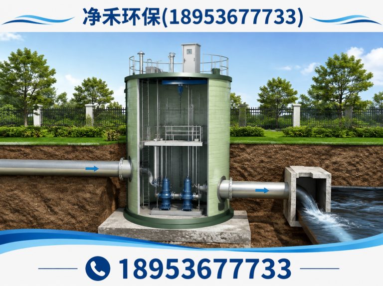潍坊滨海经济技术开发区一体化泵站展示图